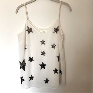 Vince Camuto Sequin Star Tank Top